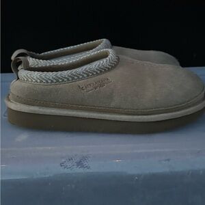 Koolaburra Kids Beige Slip-On Cozy Clog